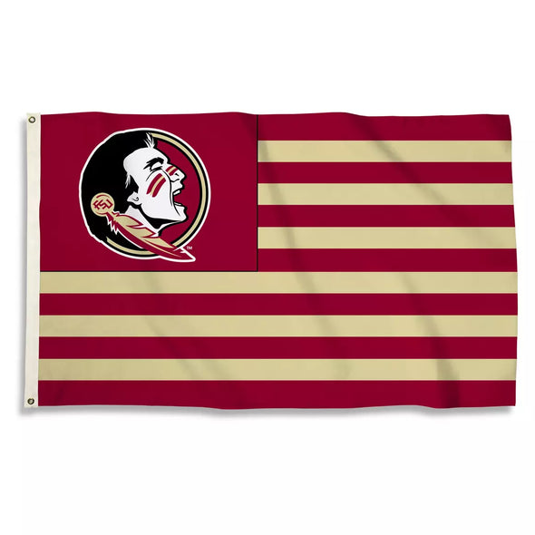 Florida State Seminoles Premium 3' x 5' Stripes Flag