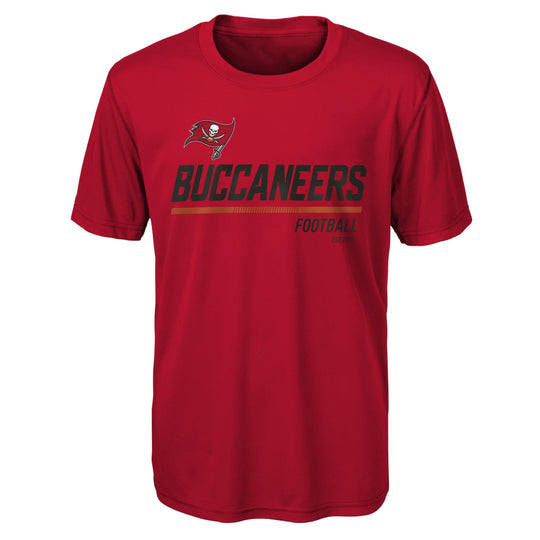 Tampa Bay Buccaneers Kids Engaged Poly Dri-Tek Tee