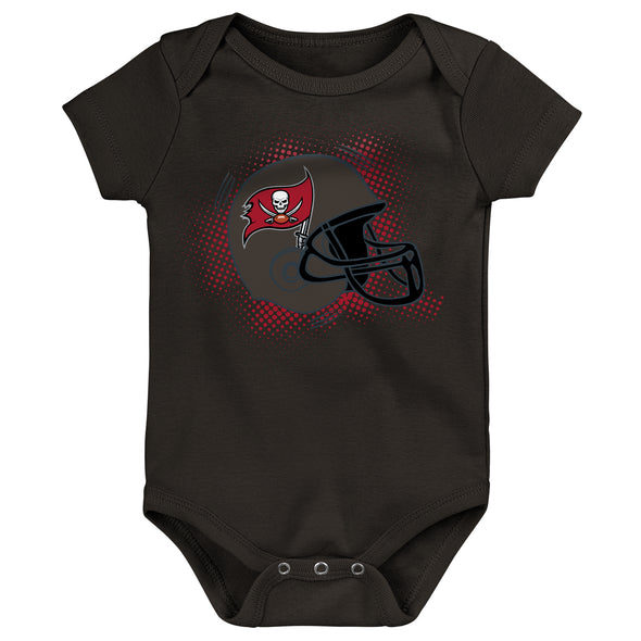 Tampa Bay Buccaneers Infant Game On 3 Pack Creeper Set