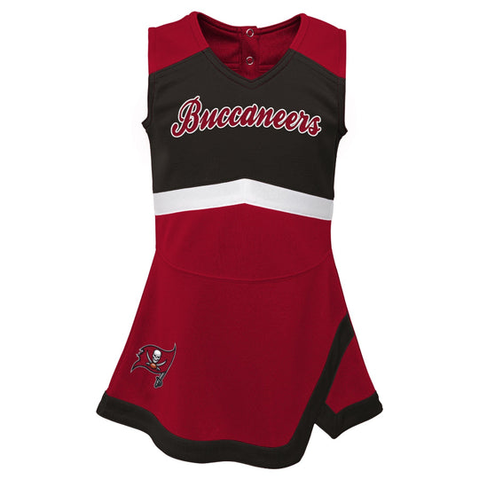 Tampa Bay Buccaneers Toddler Cheer Captain Jumper Dress