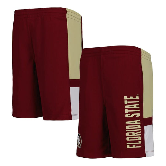 Florida State Seminoles Youth Lateral Mesh Performance Shorts