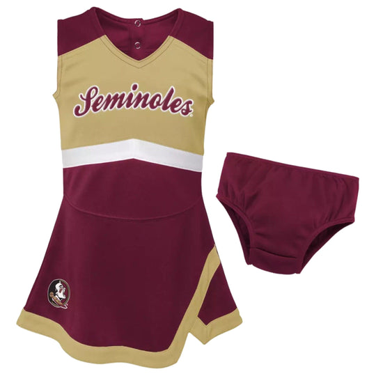 Florida State Seminoles Kids Cheer Captain Jumper Dress