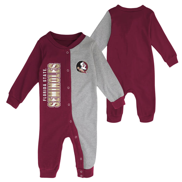 Florida State Seminoles Infant Half Time Long Sleeve Coverall