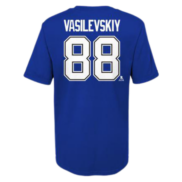 Tampa Bay Lightning Andrei Vasilevskiy Youth Player Name & Number Tee
