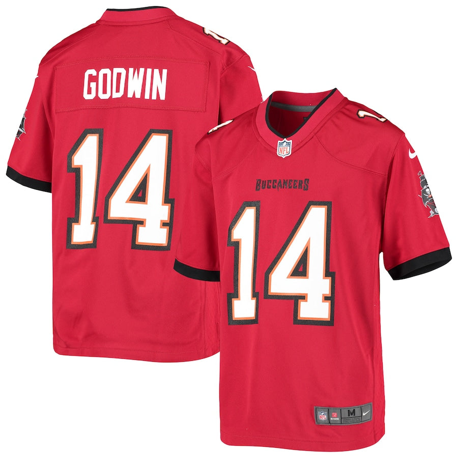 Tampa Bay Buccaneers Chris Godwin Nike Youth Home Game Jersey – Heads and  Tails