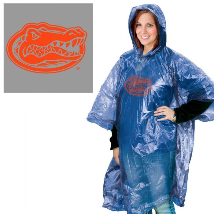 Ncaa Florida Gators Team Rain Poncho, Size: One size