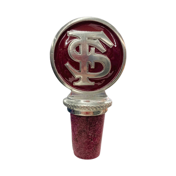 Florida State Seminoles Pewter Emblem Bottle Stopper