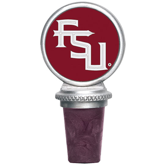 Florida State Seminoles Pewter Emblem Bottle Stopper