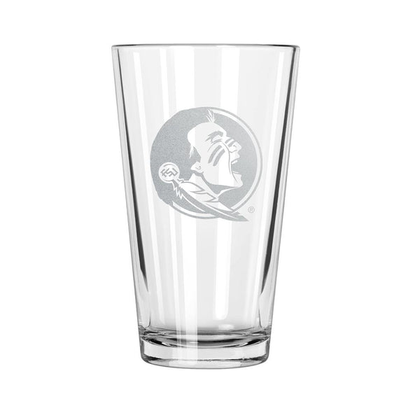 Florida State Seminoles 17oz Etched Logo Mixing Glass