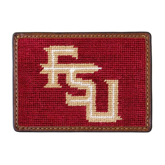 Florida State Seminoles Needlepoint Card Wallet