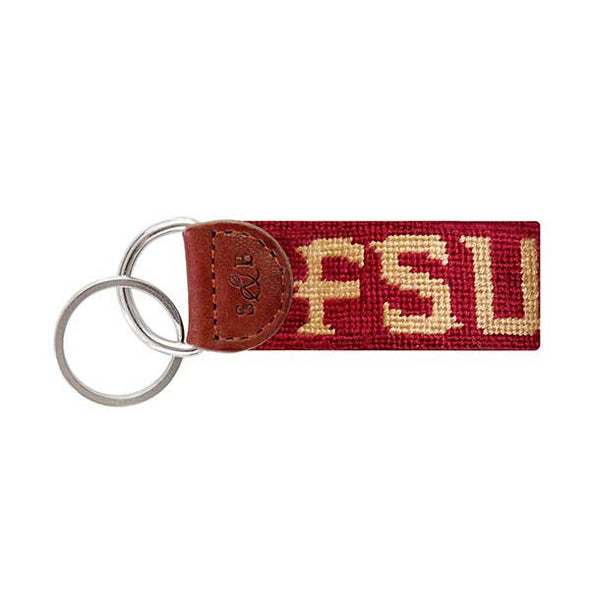 Florida State Seminoles Needlepoint Key Fob