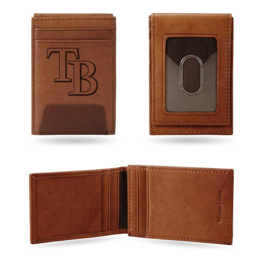 Tampa Bay Rays Laser Engraved Front Pocket Wallet