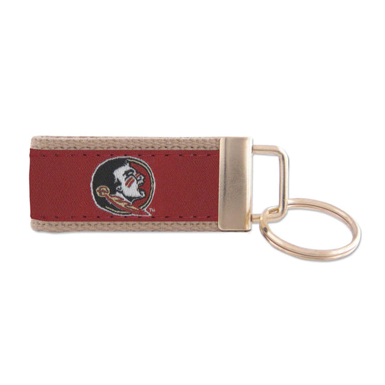 Florida State Seminoles Ribbon Key Chain