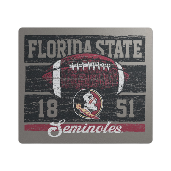 Florida State Seminoles Weathered Football Sticker