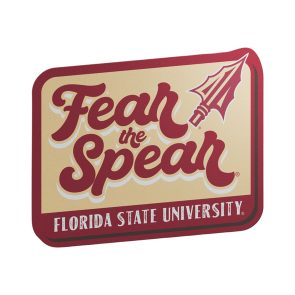 Florida State Seminoles Tin Sign Script Mini Sticker