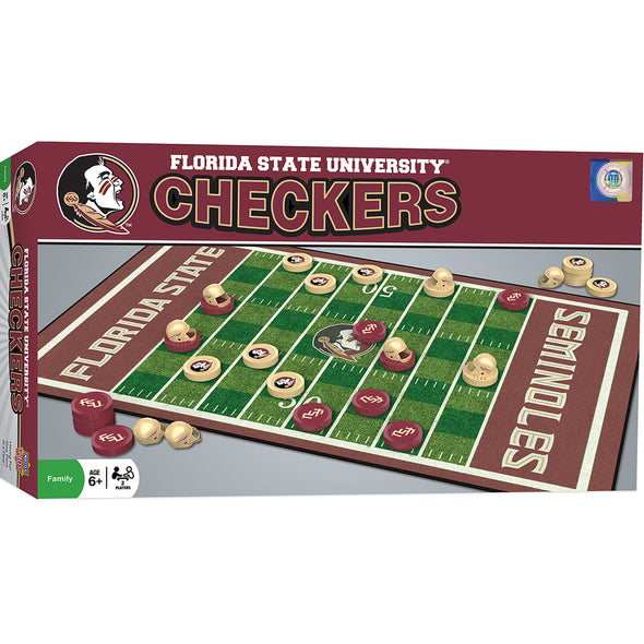 Florida State Seminoles Checkers Game Set