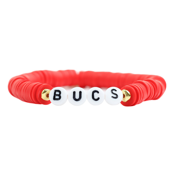 Tampa Bay Buccaneers "Bucs" Kendley Stretch Bracelet