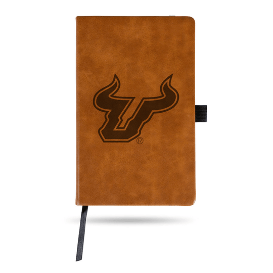 South Florida Bulls Laser Engraved Notepad with Elastic Band