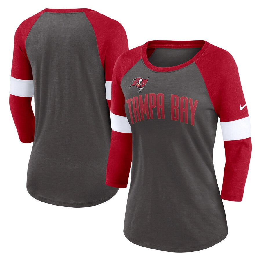 Tampa Bay Buccaneers Nike Slub Fashion Top - Womens