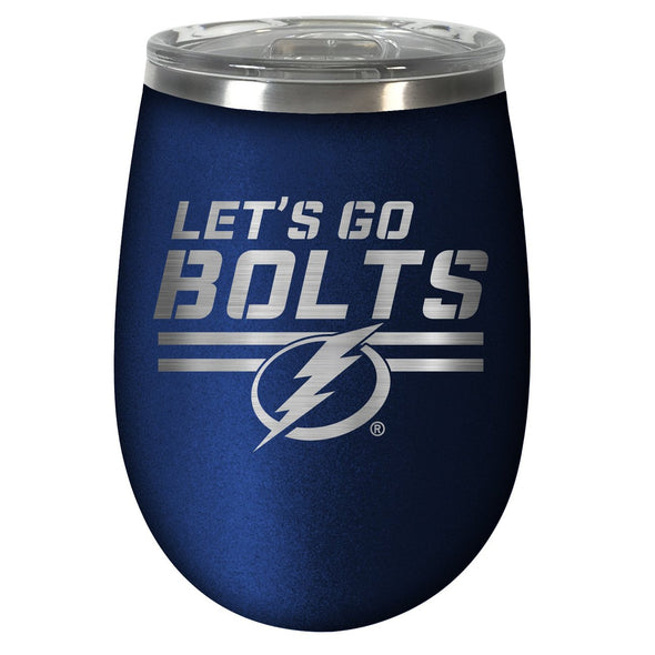 Tampa Bay Lightning Rally Cry Stainless Steel Stemless Wine Tumbler