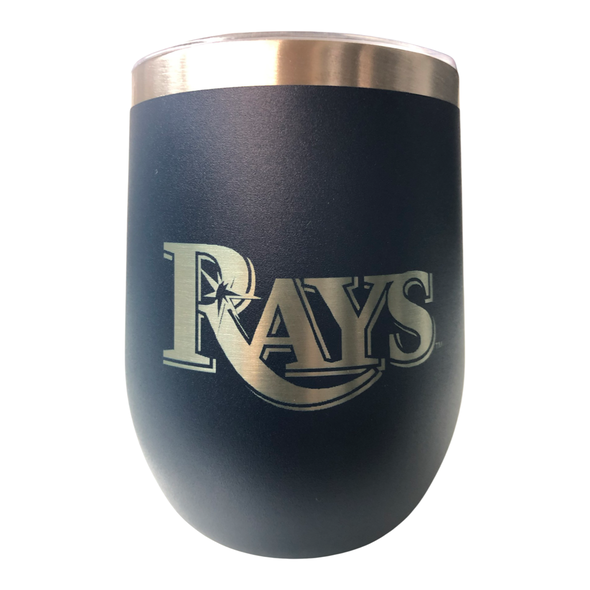 Tampa Bay Rays Primary Logo Stainless Steel Stemless Wine Tumbler