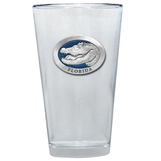 Florida Gators 16oz Pewter Emblem Pint Glass