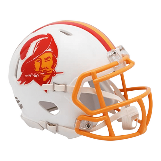 Tampa Bay Buccaneers '76-'96 Throwback Bucco Bruce Riddell Speed Football Mini Helmet
