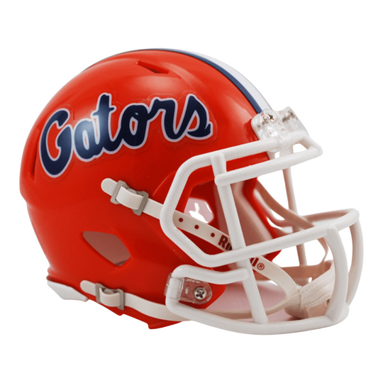 Florida Gators Orange Script Riddell Speed Football Mini Helmet
