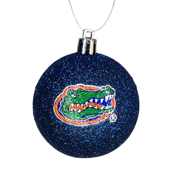 Florida Gators 4 Pack Glitter Ball Ornament Set