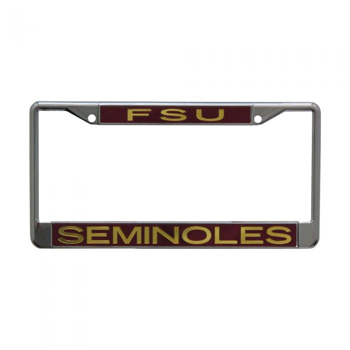 Florida State Seminoles Team Name Back License Plate Frame – Heads and ...