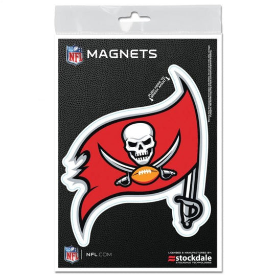 Tampa Bay Buccaneers 3" x 5" Primary Logo Die-Cut Magnet