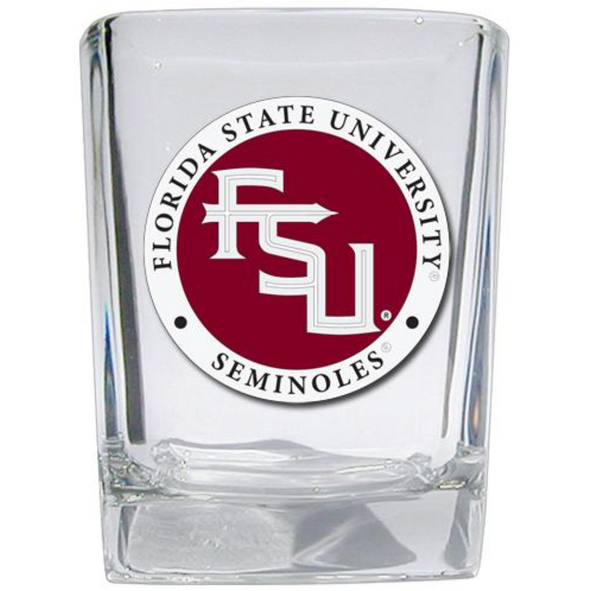Florida State Seminoles 1.5oz Pewter Emblem Square Shot Glass