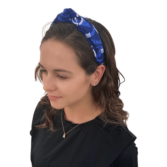 Tampa Bay Lightning Top Knot Headband