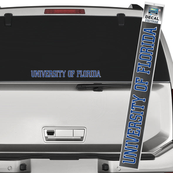 Florida Gators School Name Strip Decal