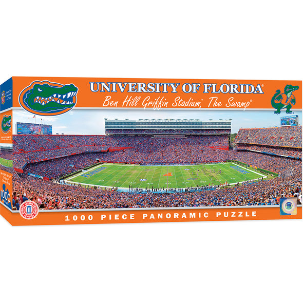 Florida Gators Ben Hill Griffin Stadium "The Swamp" 1000 Piece Panoramic Puzzle