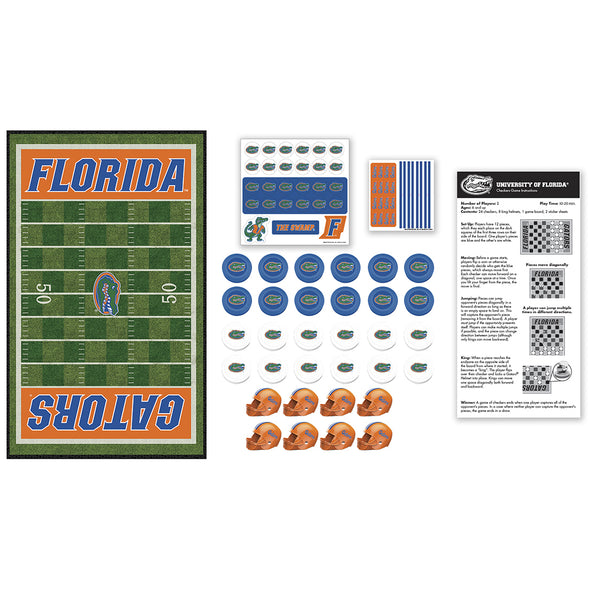 Florida Gators Checkers Game Set