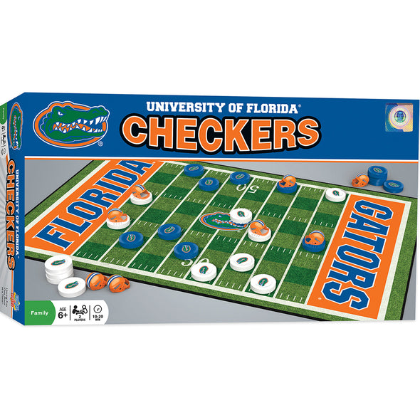 Florida Gators Checkers Game Set