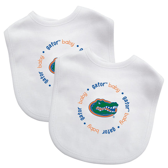 Florida Gators 2-Pack Baby Bibs - White