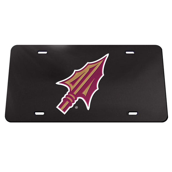 Florida State Seminoles Specialty Spear Head Front License Plate