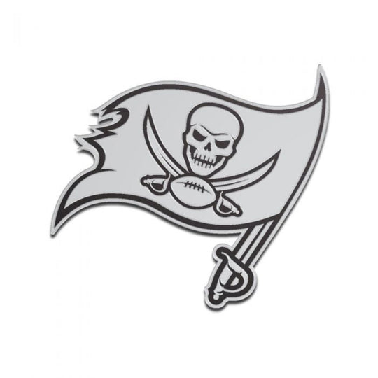 Tampa Bay Buccaneers Primary Logo All Chrome Auto Emblem
