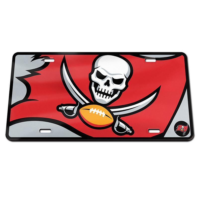 Tampa Bay Buccaneers Primary Logo Front License Plate - Black – Heads and  Tails